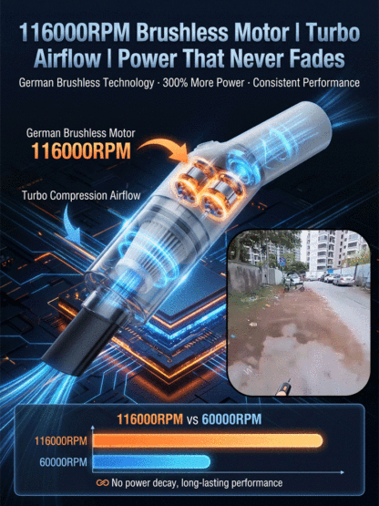 【Super Strong Suction】Smart Sensor Handheld Wireless Vacuum Cleaner