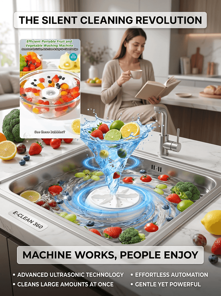 Ultrasonic Fruit and Vegetable Washer