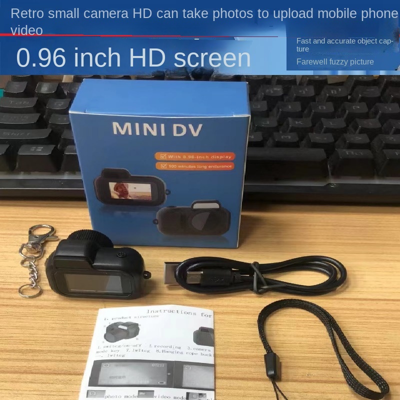 Cameră mică retro Y3000 Încărcare foto HD Telefon mobil Cameră video Campus DV cu ecran