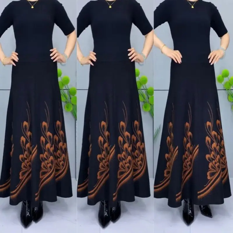 👗🎀【S-3XL】Spódnica z grubej wełny na jesień i zimę, modna i uniwersalna