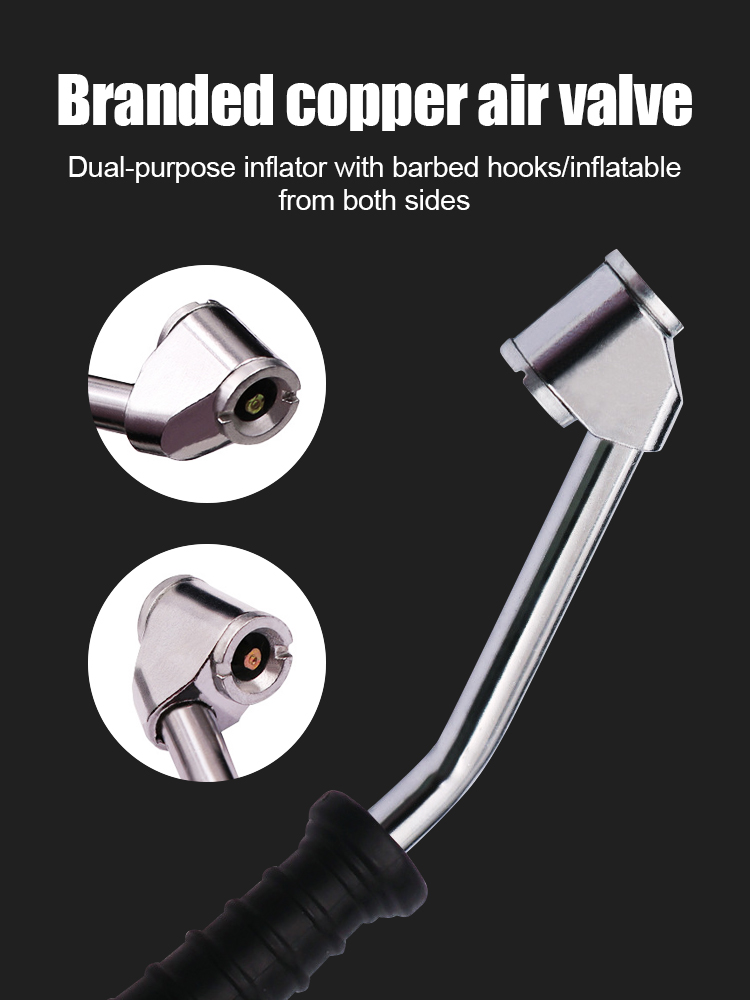 🔥Końcówka do szybkiego pompowania opon z manometrem