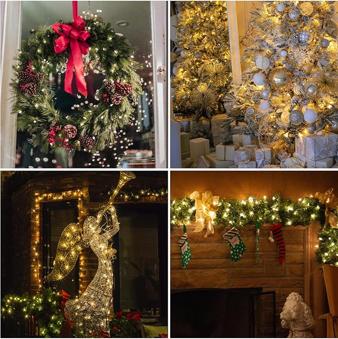 🎄Wczesna promocja świąteczna - 50% zniżki🎁 Sznur świetlny z fajerwerkami z drutu miedzianego