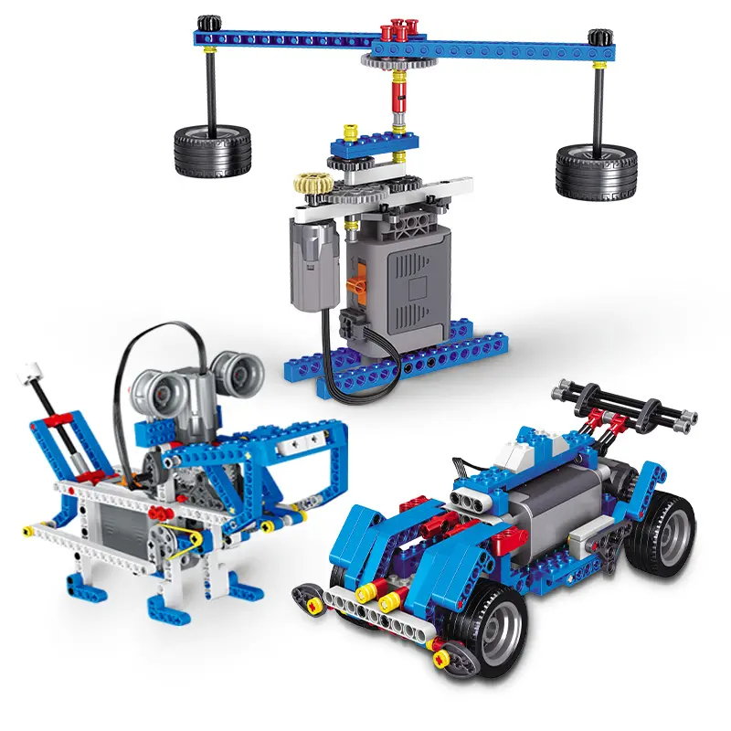 🤖【Szczęśliwe chwile dzieci】😀Elektryczna zabawka budowlana  [396 cząsteczek]