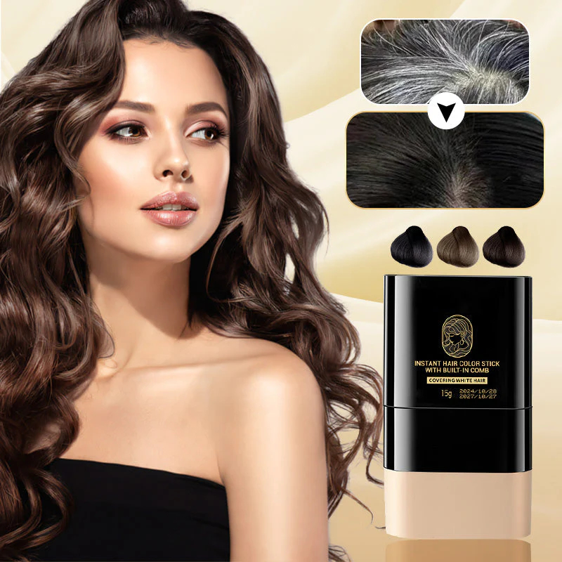 🎉Natychmiastowy Stik do Koloryzacji Włosów z Wbudowanym Grzebieniem