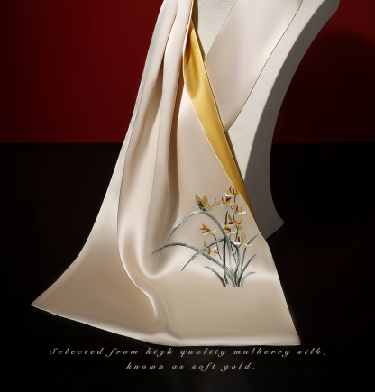 High-End Series Su Embroidery Silk Scarves