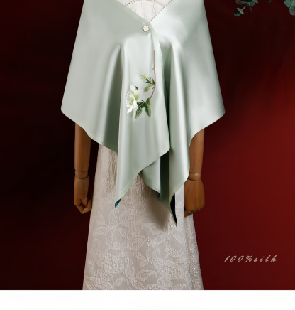 High-End Series Su Embroidery Silk Scarves
