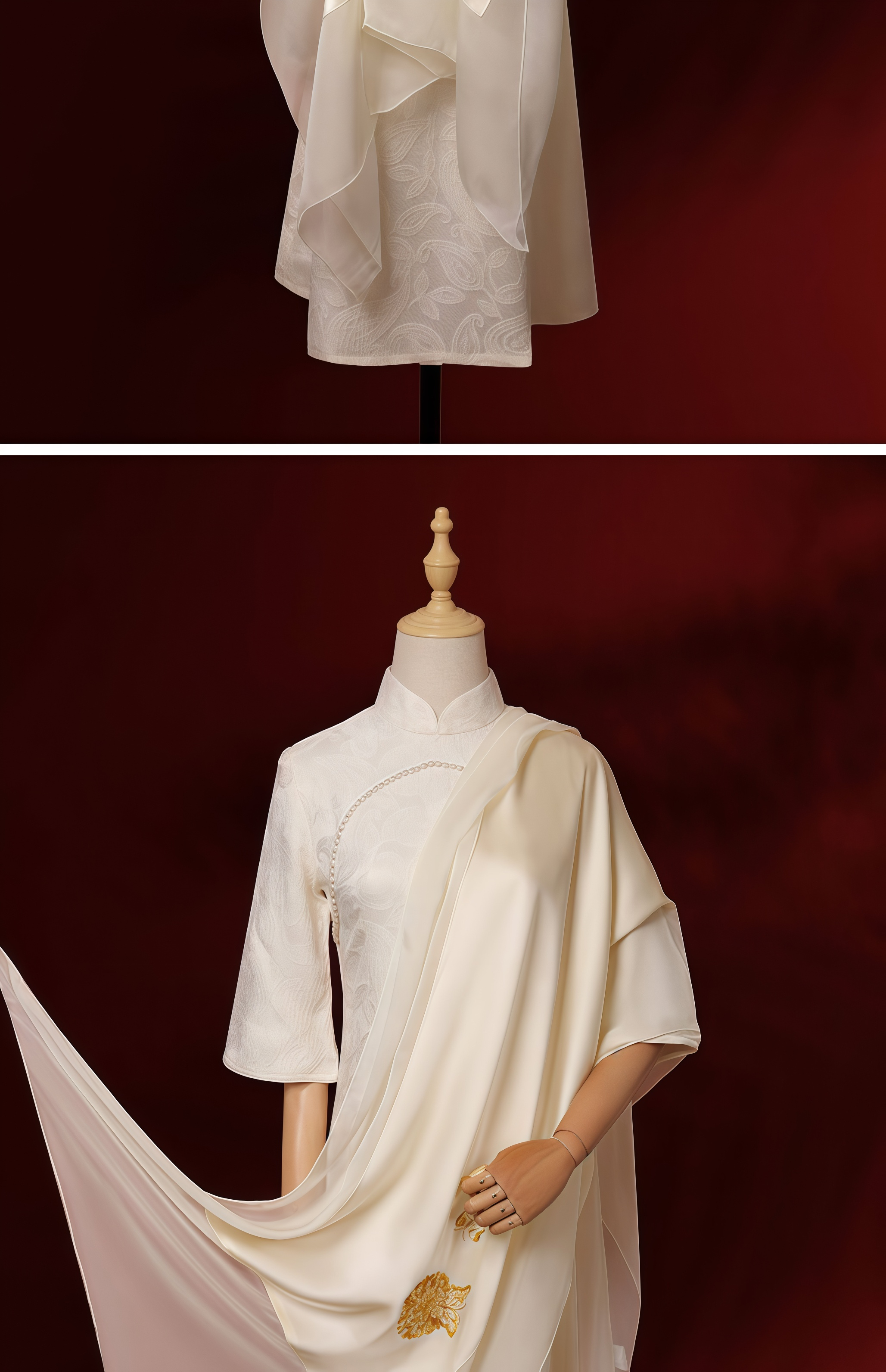 High-End Series Su Embroidery Silk Scarves