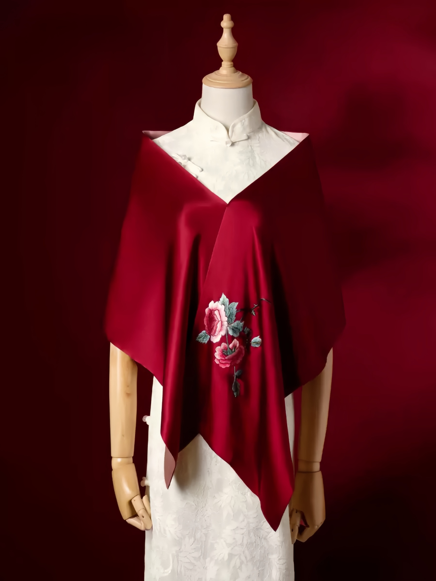 Premium Collection: Suzhou Embroidery Silk Scarf