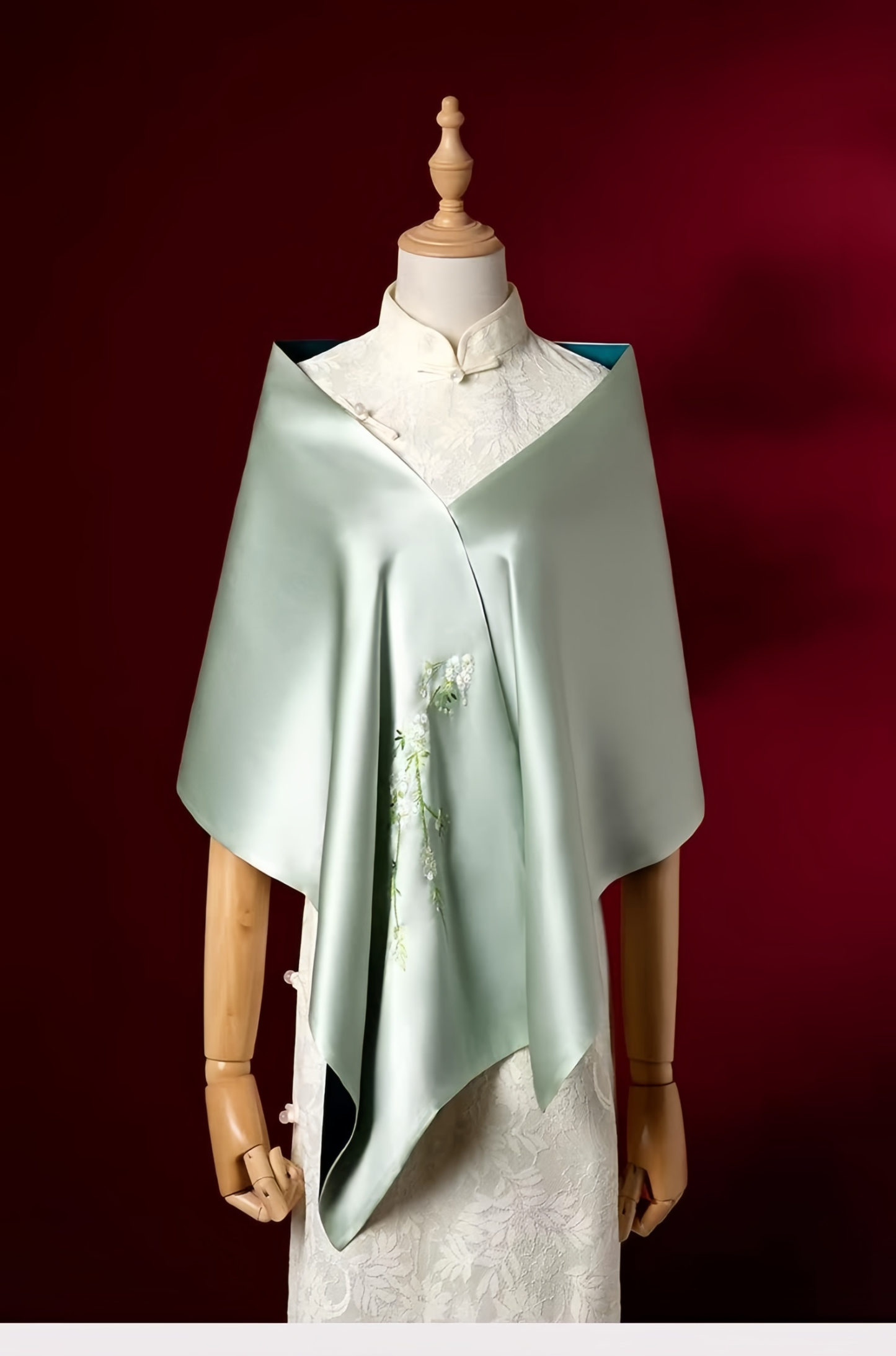 Premium Collection: Suzhou Embroidery Silk Scarf