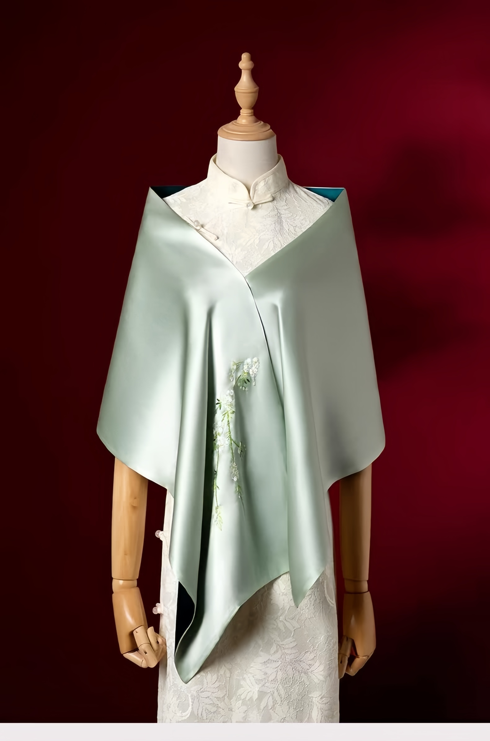 Premium Collection: Suzhou Embroidery Silk Scarf