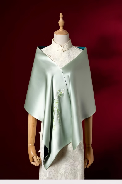 Premium Collection: Suzhou Embroidery Silk Scarf