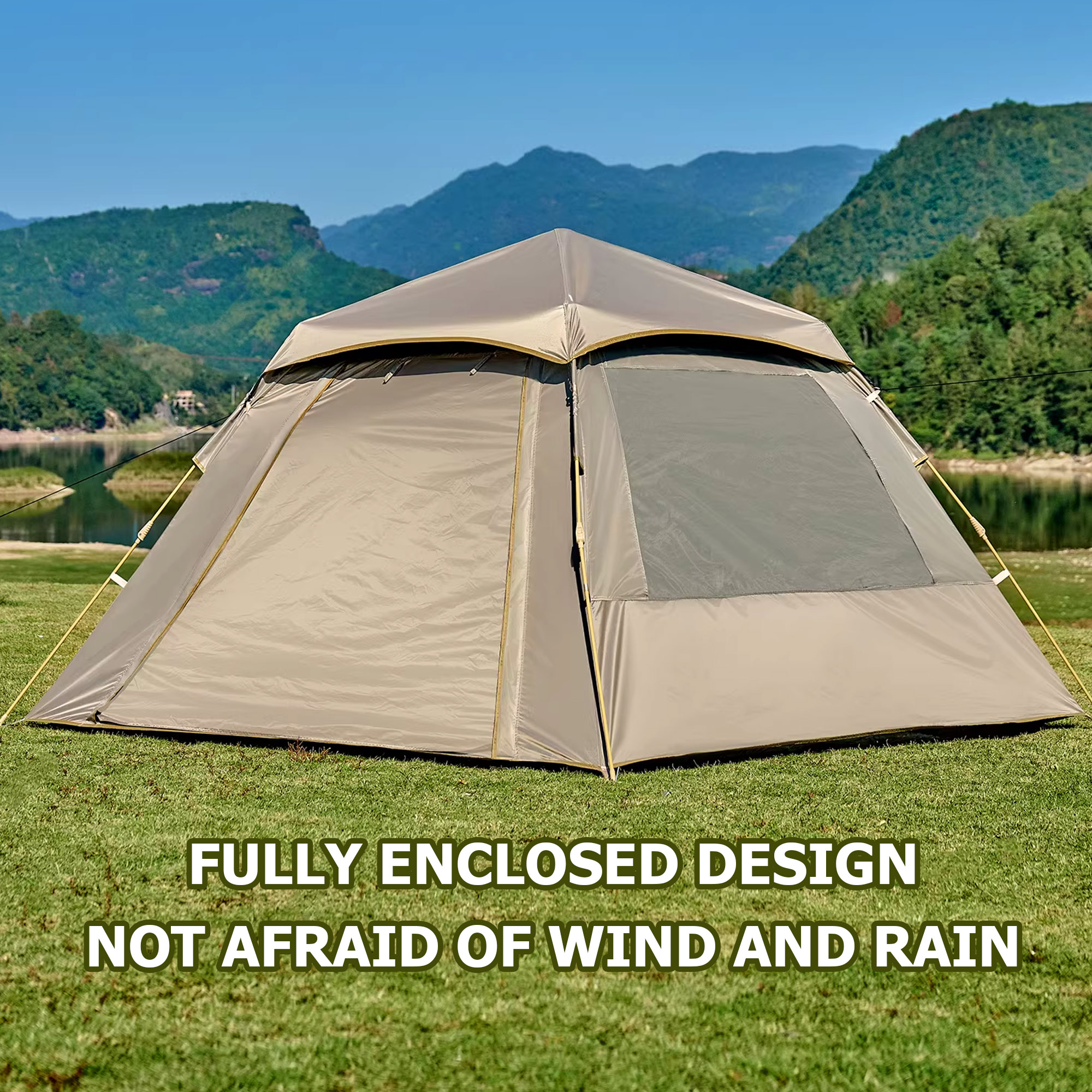 EasyCamp Set – Tent + Table & Chairs Bundle