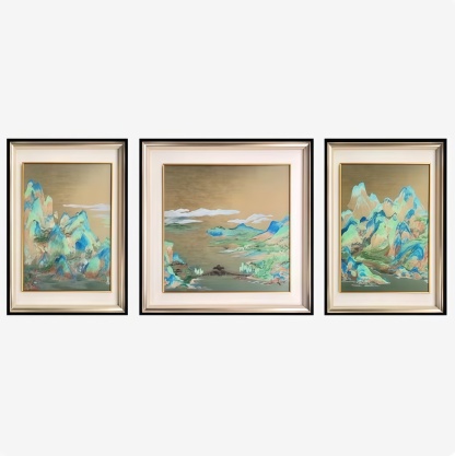 "Thousand Miles of Rivers and Mountains" Suzhou High-End Embroidery