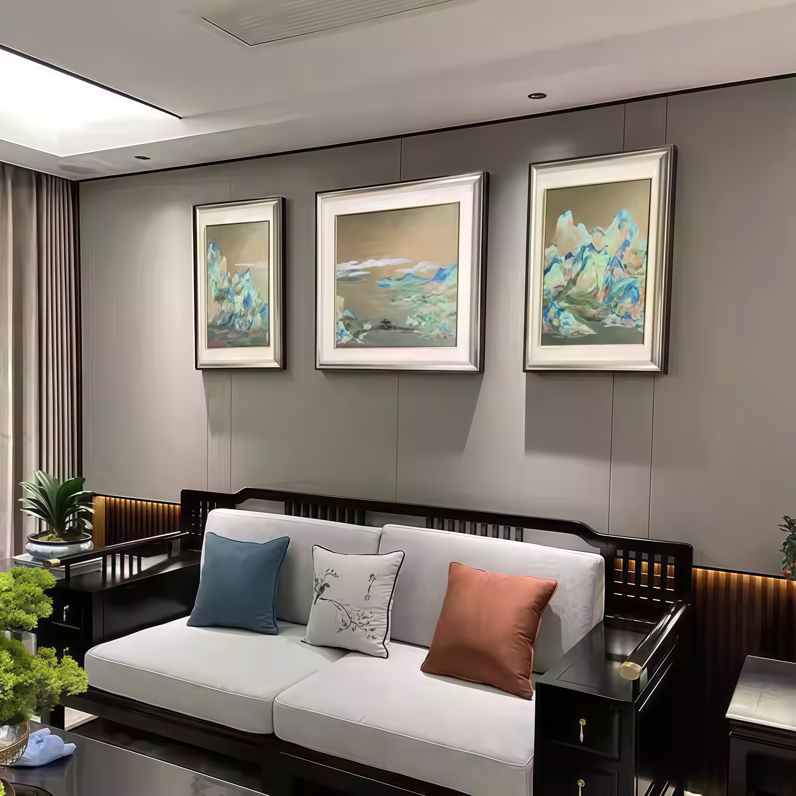 "Thousand Miles of Rivers and Mountains" Suzhou High-End Embroidery