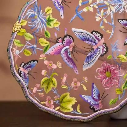 Suzhou Embroidery Craft Fan