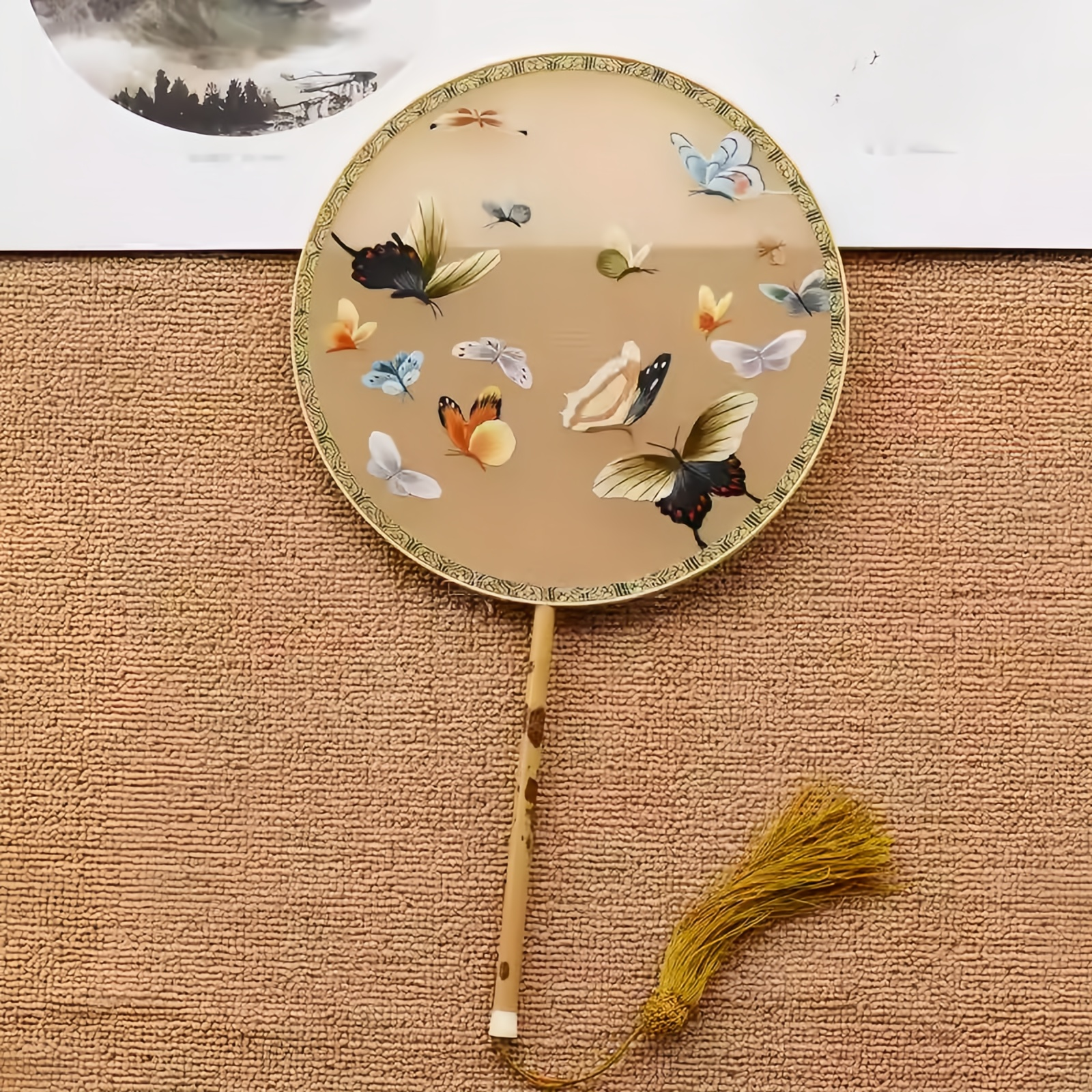 Su Embroidery Fine Embroidered Xiangfei Fan