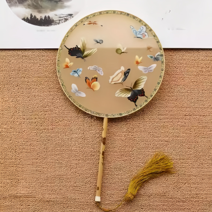 Su Embroidery Fine Embroidered Xiangfei Fan