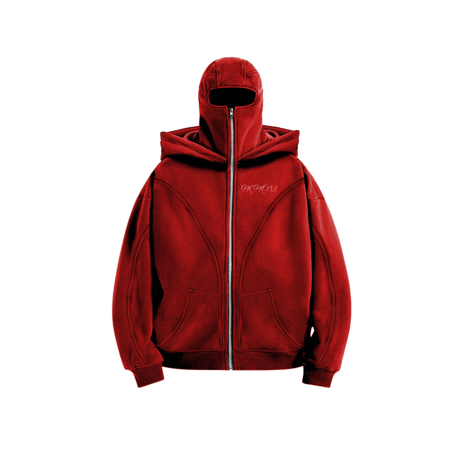 KKWR Kırmızı Full Zip Hoodie