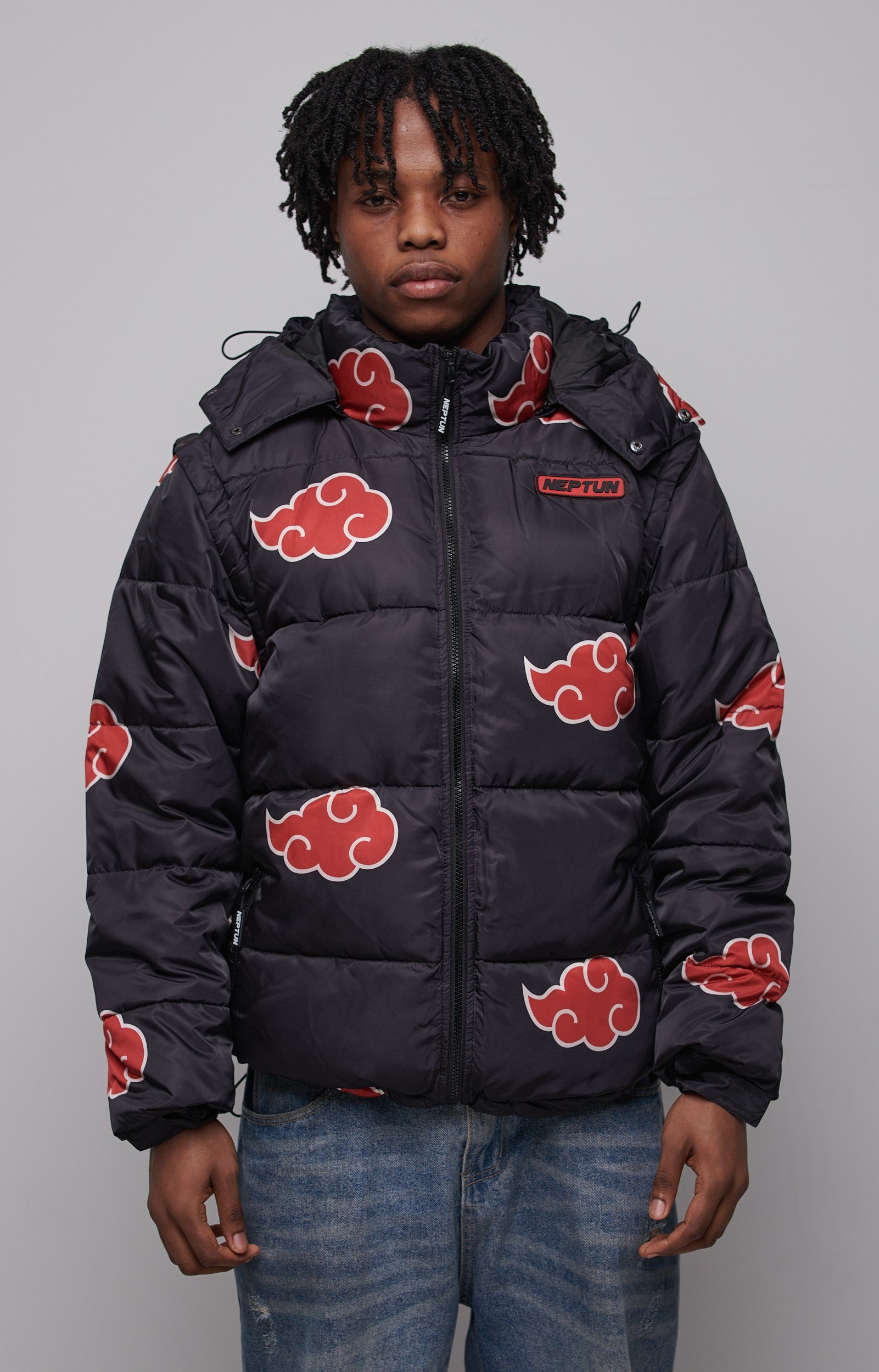RED PUFFER JACKET