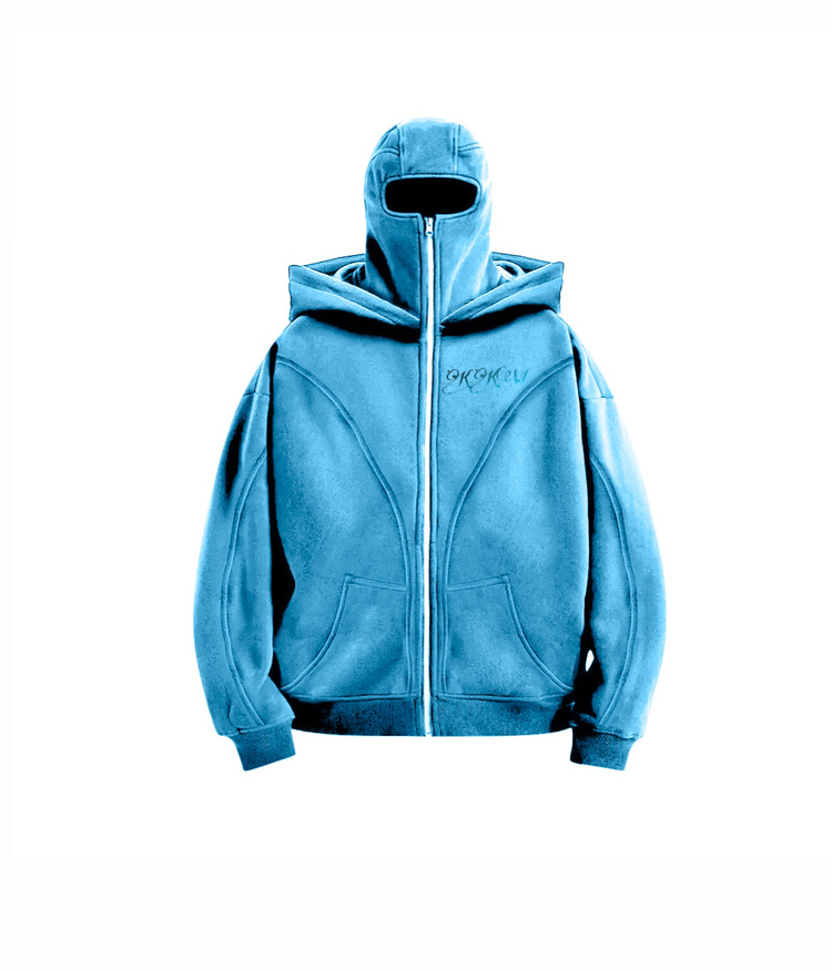 KKWR Buz Mavisi Full Zip Hoodie