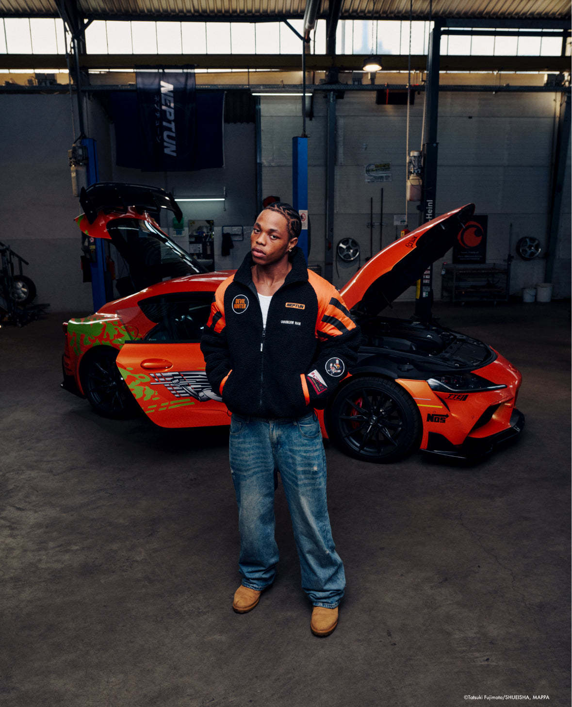 CHAINSAW MAN RACING SHERPA