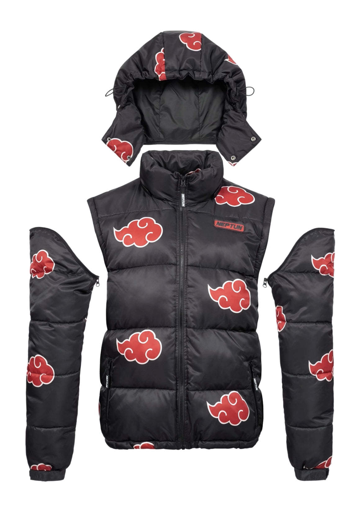 RED PUFFER JACKET