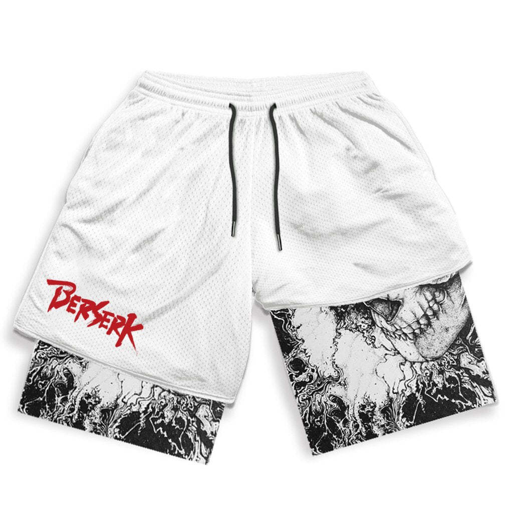 B.K SKULL PERFORMANCE SHORTS