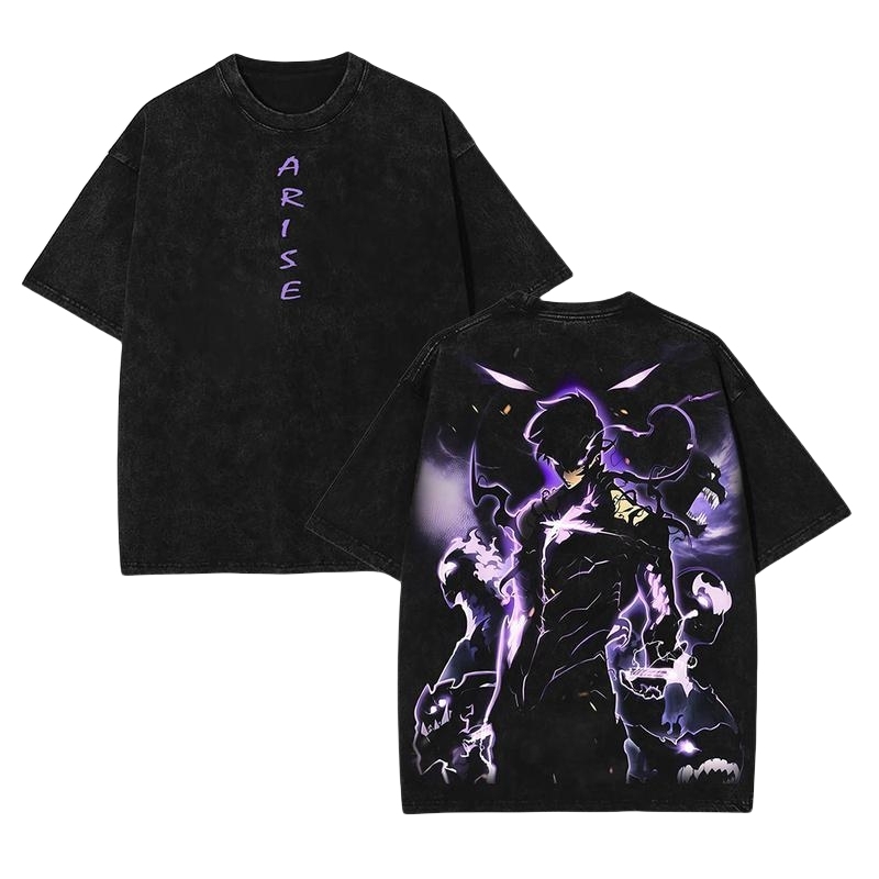 SUNG JIN WOO ACID WASH TEE