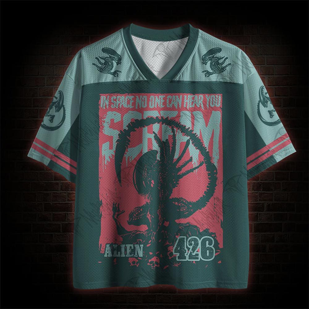 In Space No One Can Hear You Scream Mesh Jersey