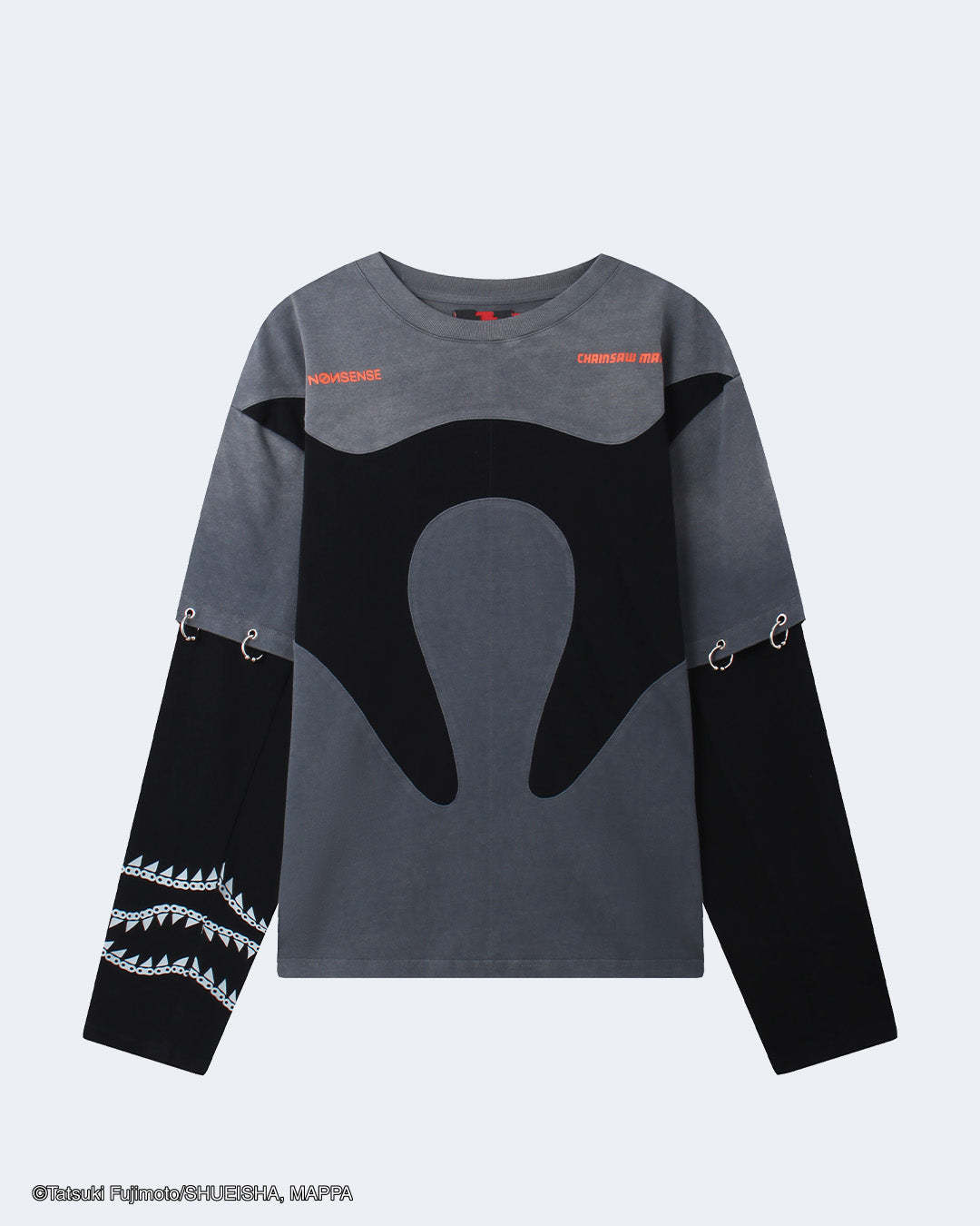 CHAINSAW MAN: COLOR BLOCK LS T-SHIRT