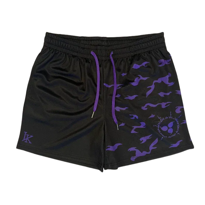 Curse Mesh Shorts – Black – NARUTO
