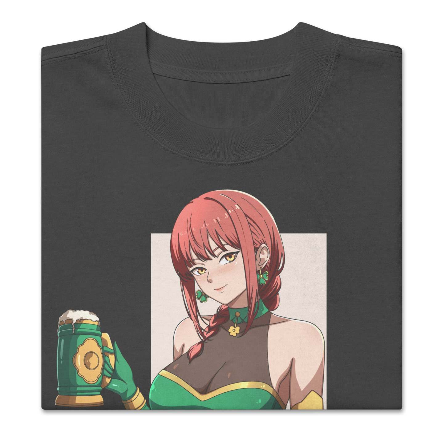 [St Patricks Exclusive] Makima - Oversized Heavy Tee