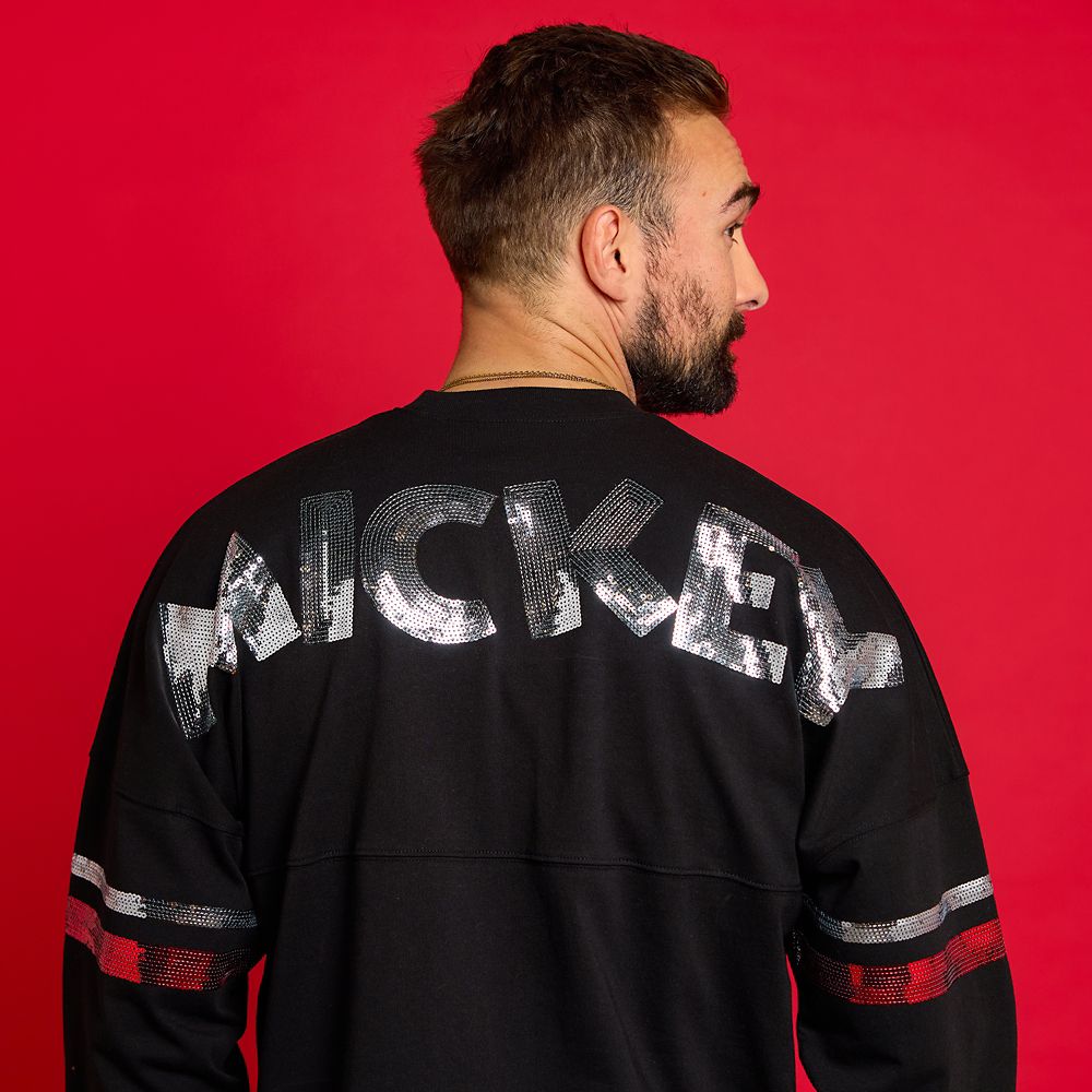 Mickey Mouse Sequin Spirit Jersey for Adults