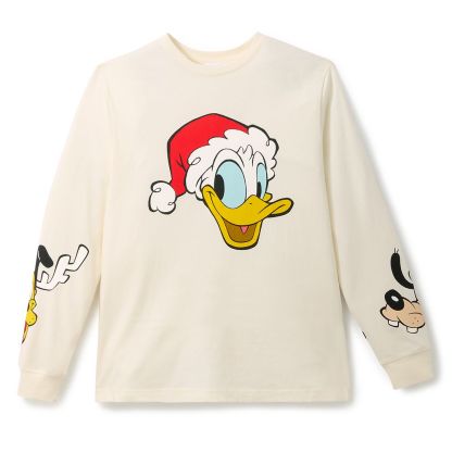Mickey Mouse and Friends Holiday Long Sleeve T-Shirt for Adults