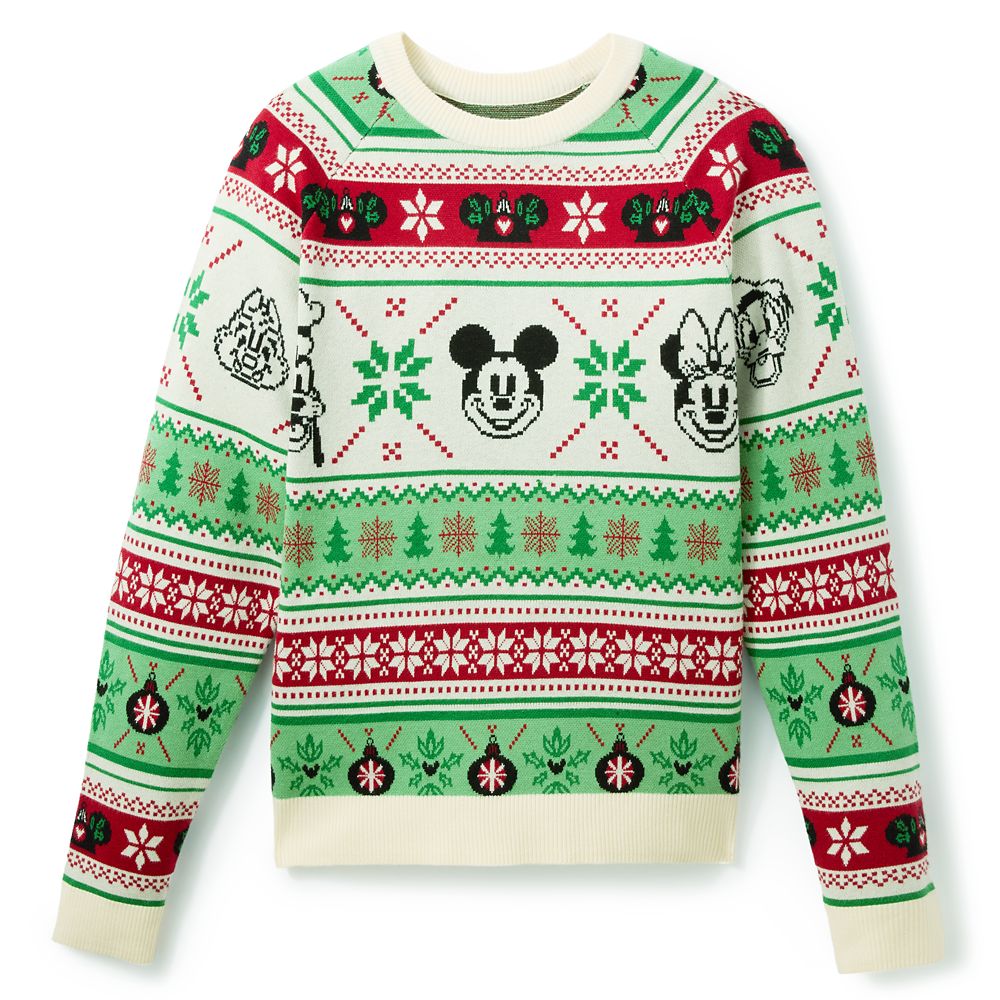 Mickey Mouse and Friends Holiday Sweater for Adults