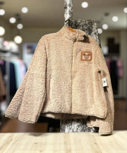 Disney Parks 2025 Walt Disney World Sherpa Zip Up Jacket
