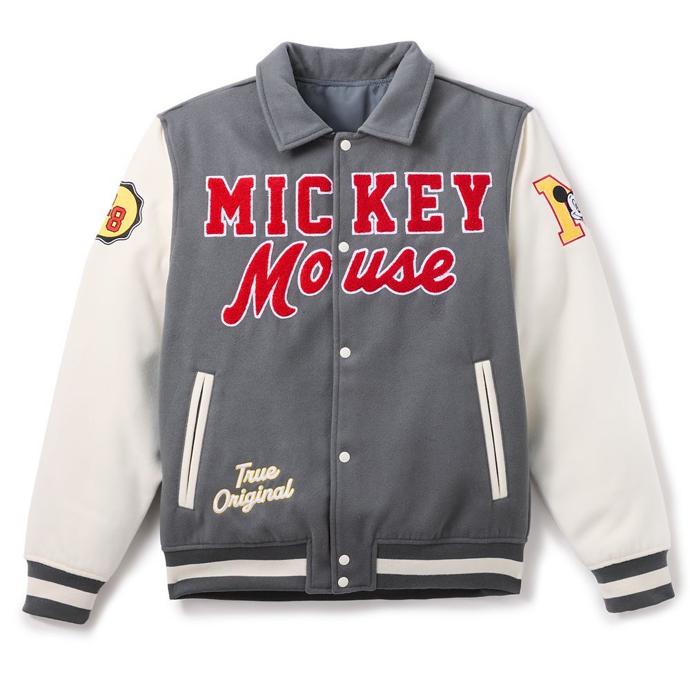 Mickey Mouse Collegiate Varsity Jacket for Men – Exclusive | Disney Store