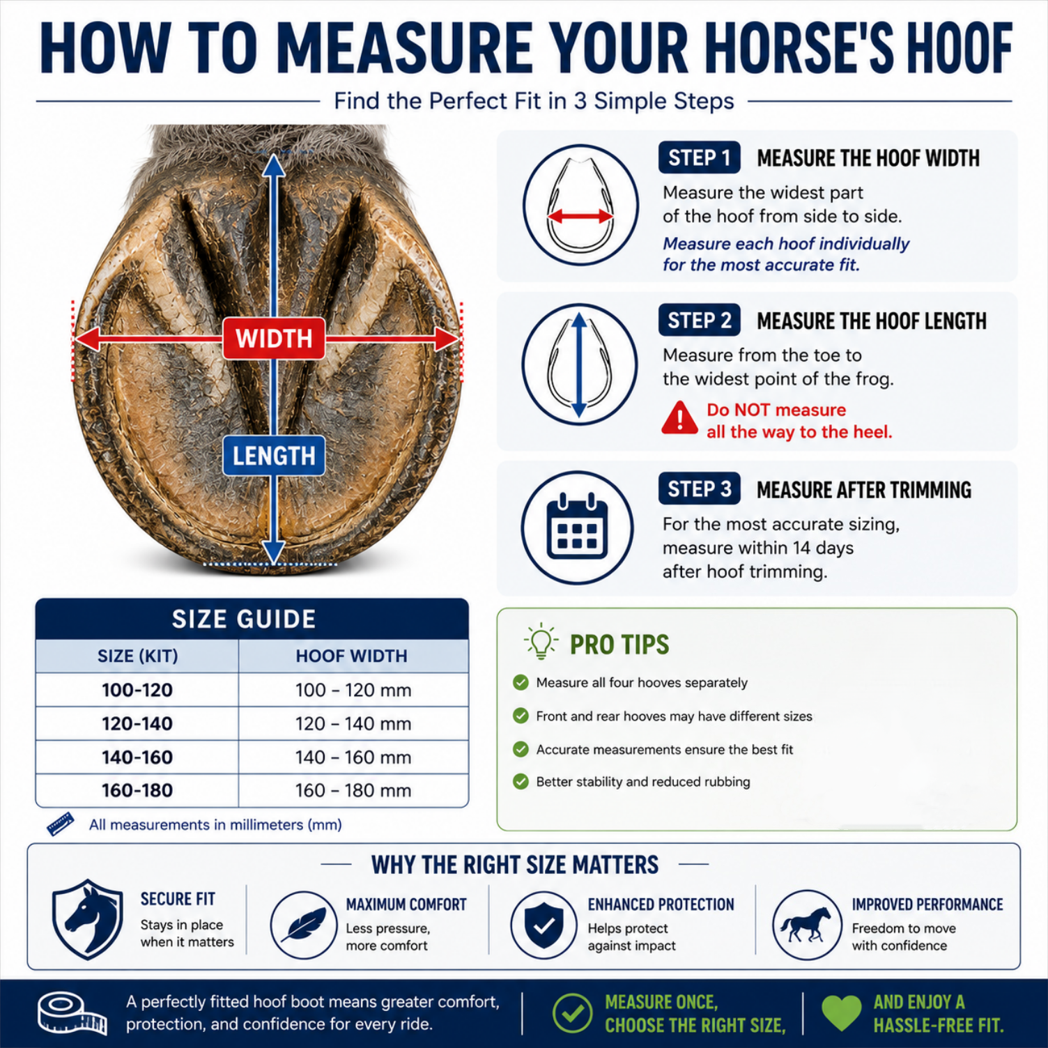 Adjustable Modular Hoof Protection Kit – Custom Fit, No-Slip Stability
