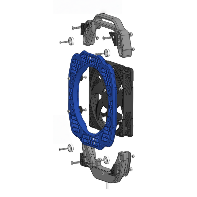 Magnetic Rooftop Tent Fan Mount System