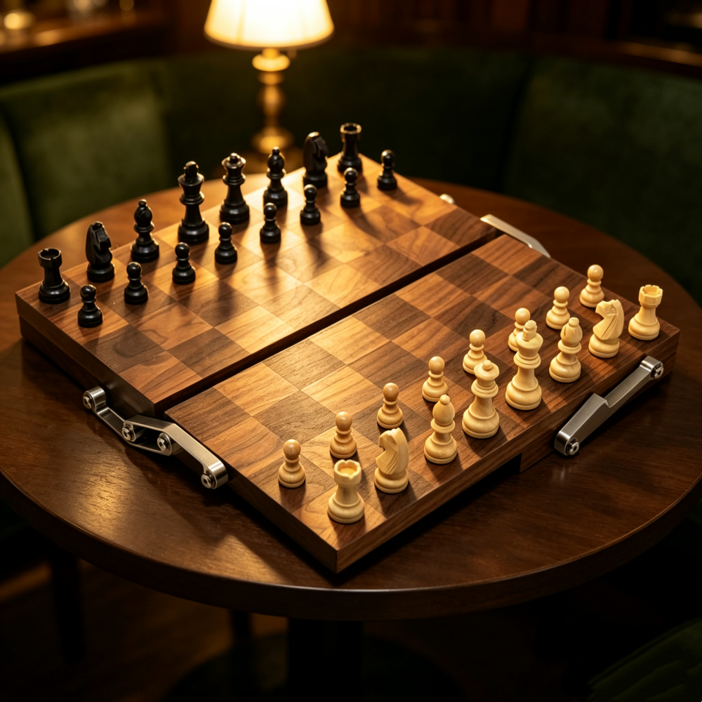 Innovative Folding Chess Board – Unique Design for Modern Homes