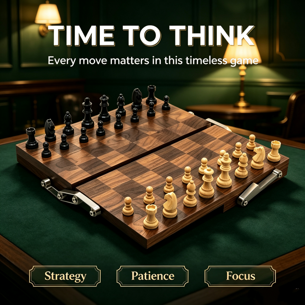 Innovative Folding Chess Board – Unique Design for Modern Homes