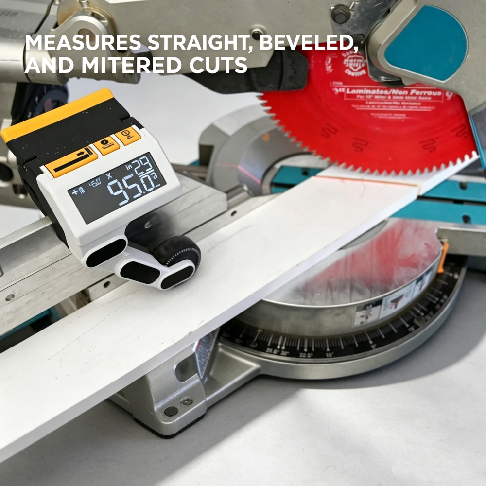 Precision Miter Saw Measuring Guide Tool for Faster and Safer Cuts