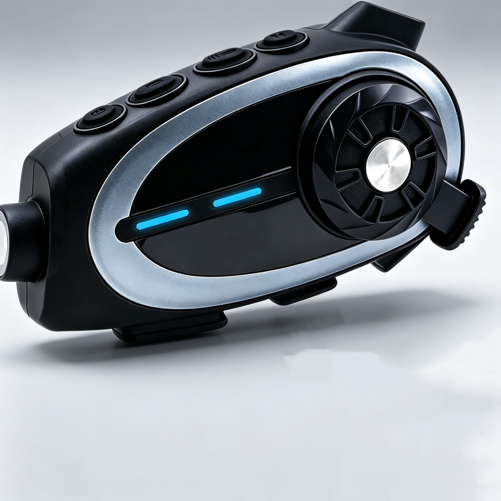 Smart Motorcycle Camera with HD Recording & BT Intercom