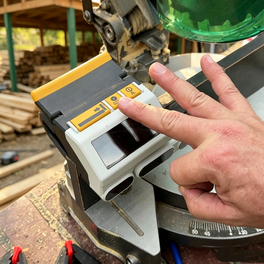 Precision Miter Saw Measuring Guide Tool for Faster and Safer Cuts