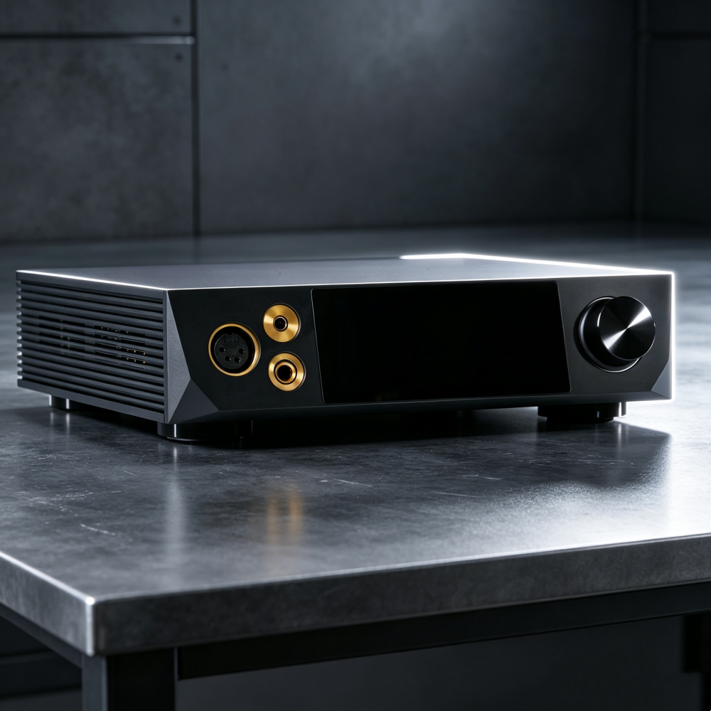 Premium Desktop DAC & Headphone Amplifier with AI Sound Tuning and Ultra-Powerful Audio Performance