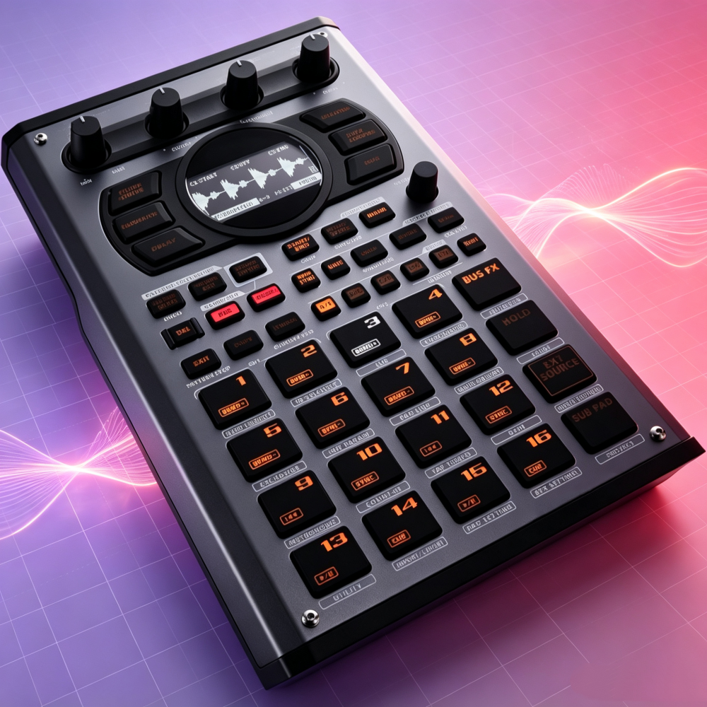 Portable Creative Sampler with Pro Audio Effects