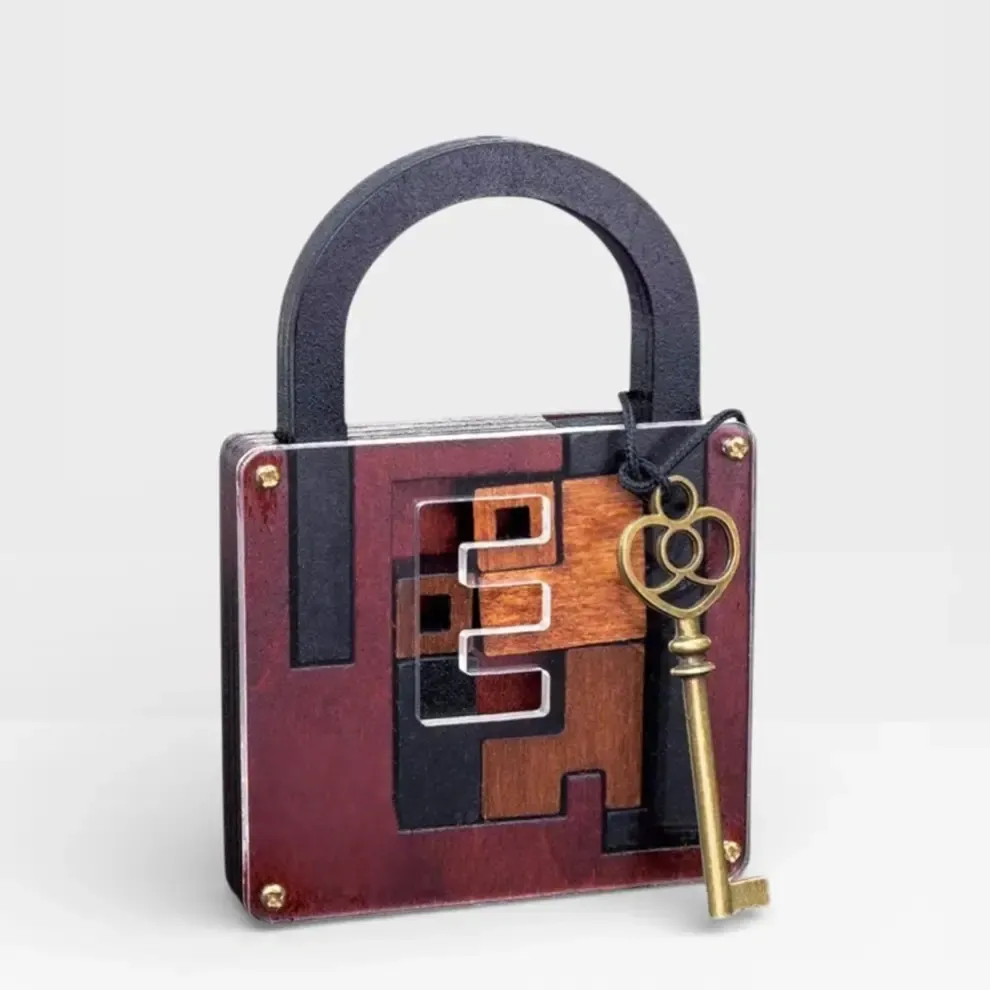 High-difficulty lock puzzle game