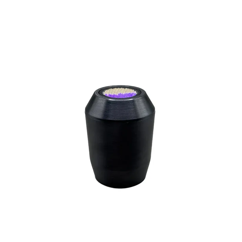 Gear shift knob with purple LED light