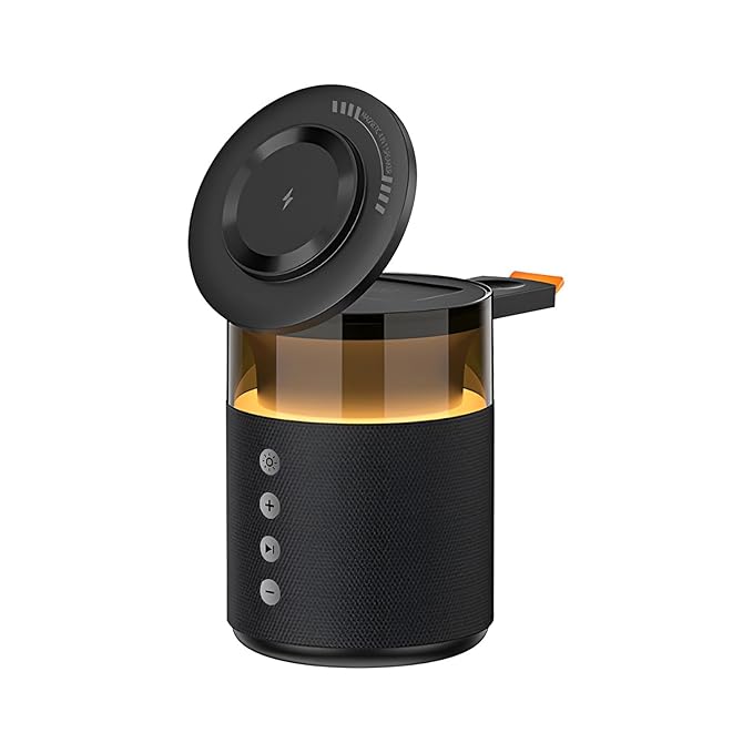5-in-1 magnetic wireless charger with Bluetooth speaker