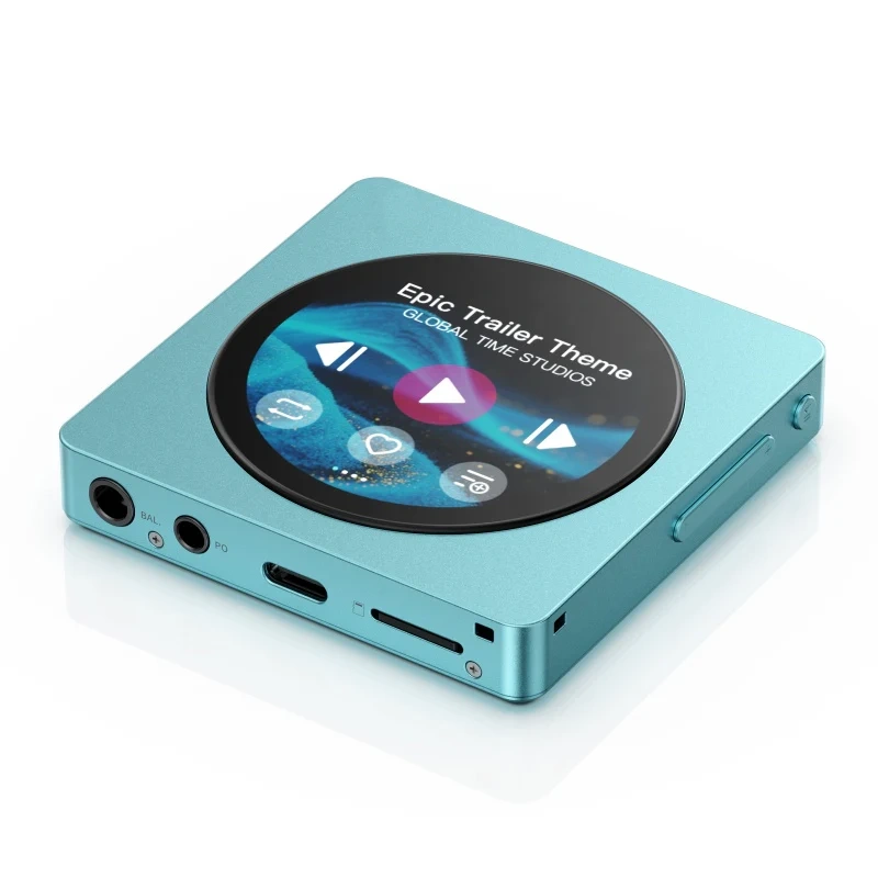 Retro Digital Audio Player – Dual CS43131 DACs, LDAC Bluetooth 5.4, 2TB Storage, 12-Hour Battery 